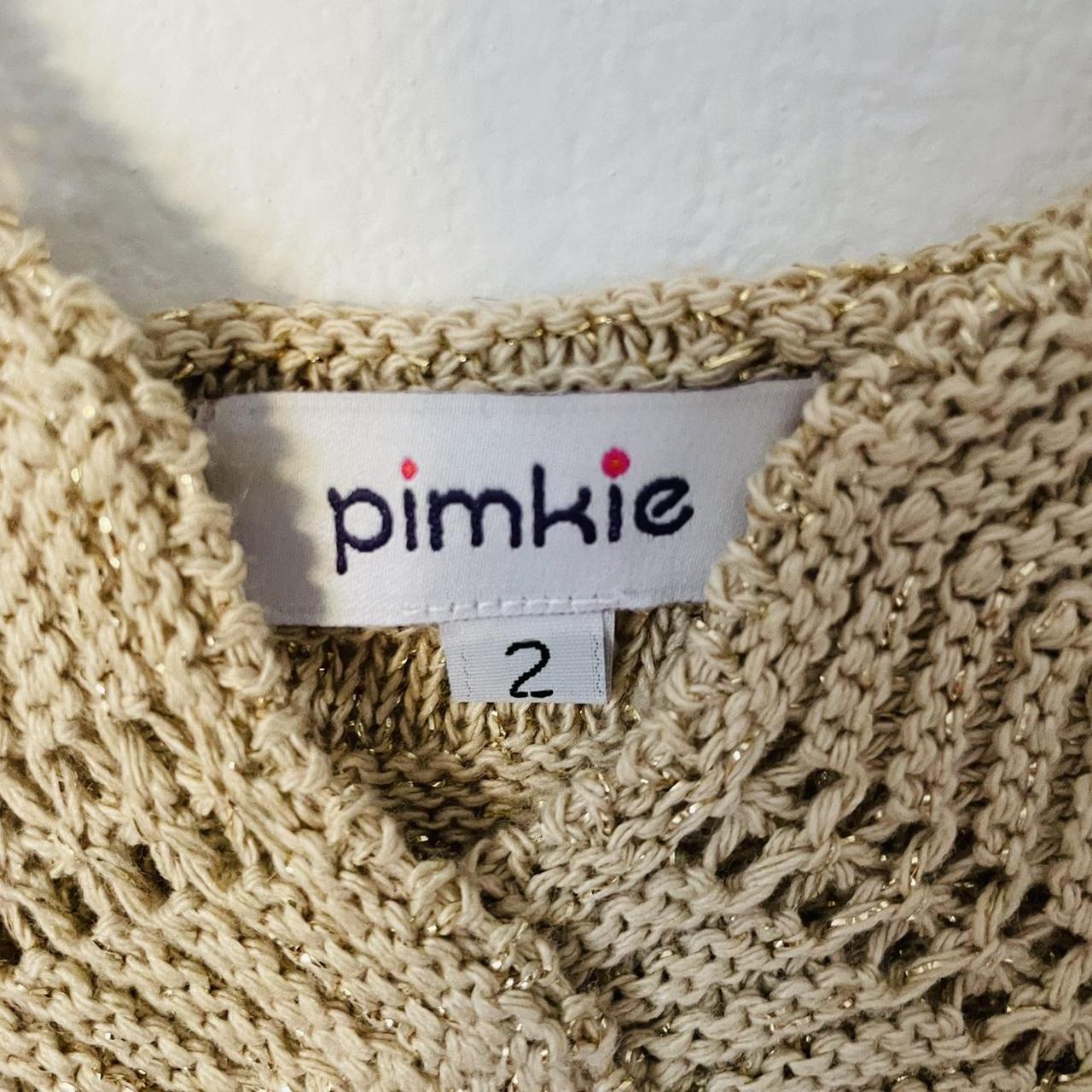Pimkie Women's Gold and Tan Vest (2)