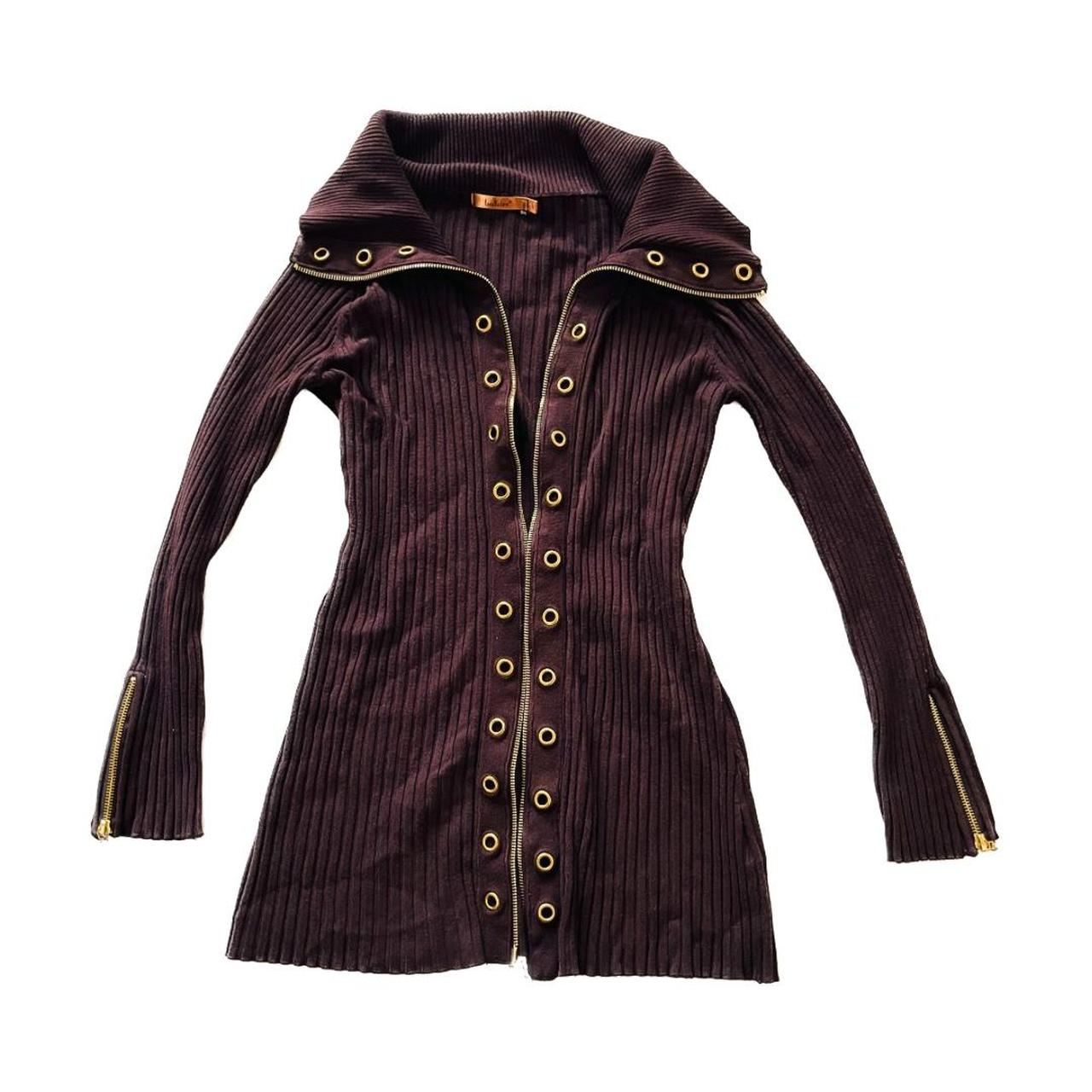 Belldini Women's Brown and Gold Cardigan