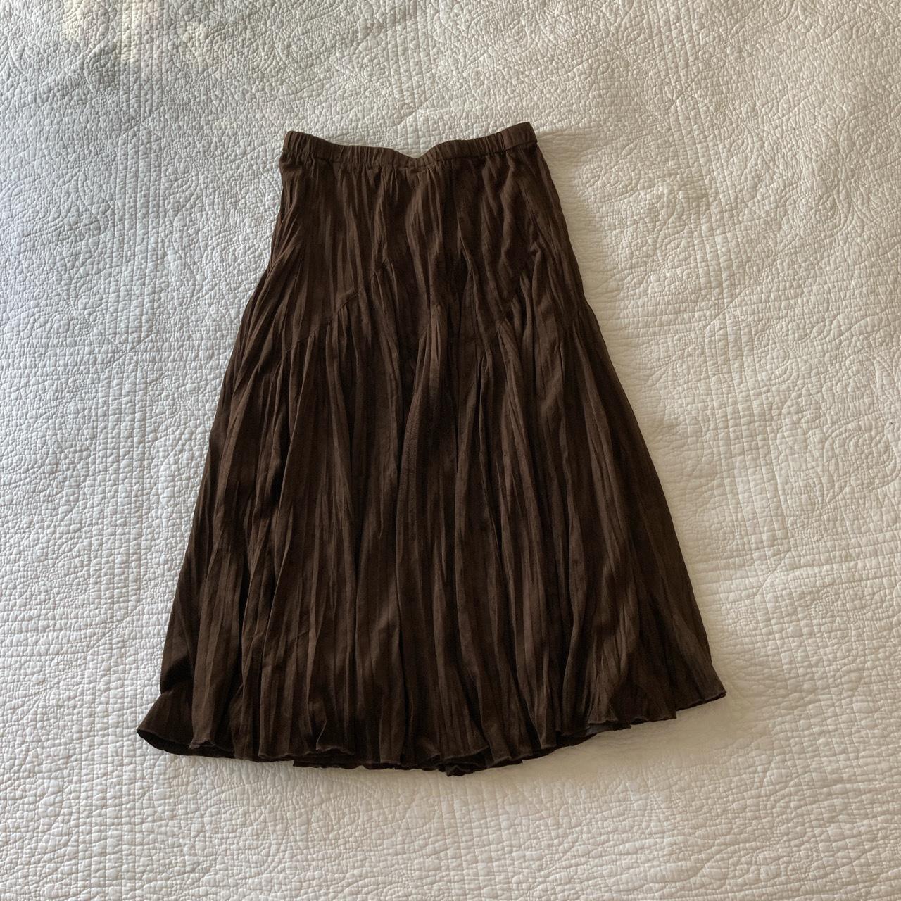 American Vintage Women's Brown Skirt | Depop