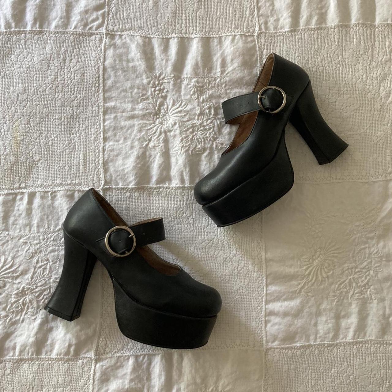 Vintage platform shoes high quality