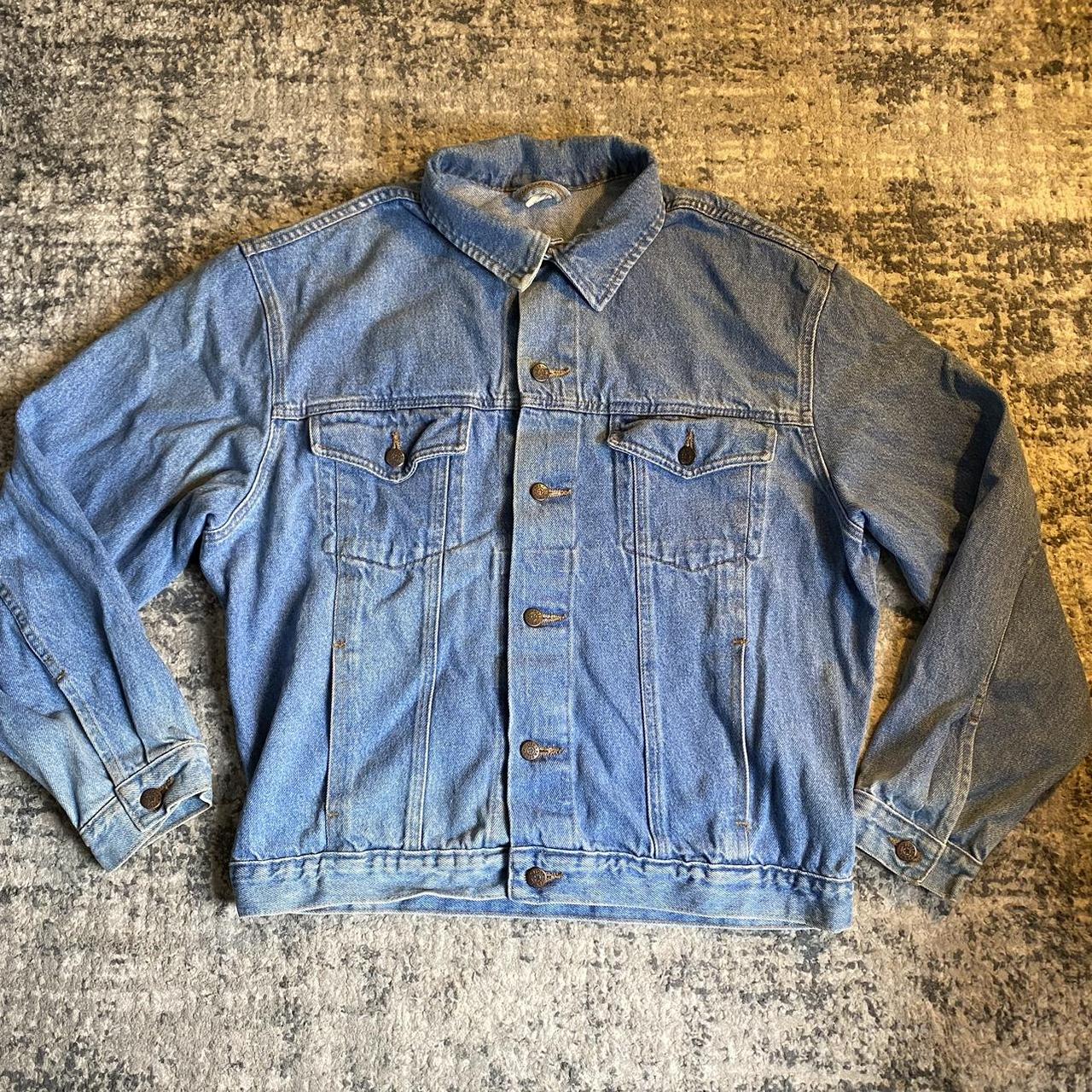 Faded Glory Men's Jacket Blue XL – Vintage 90s Jean Denim