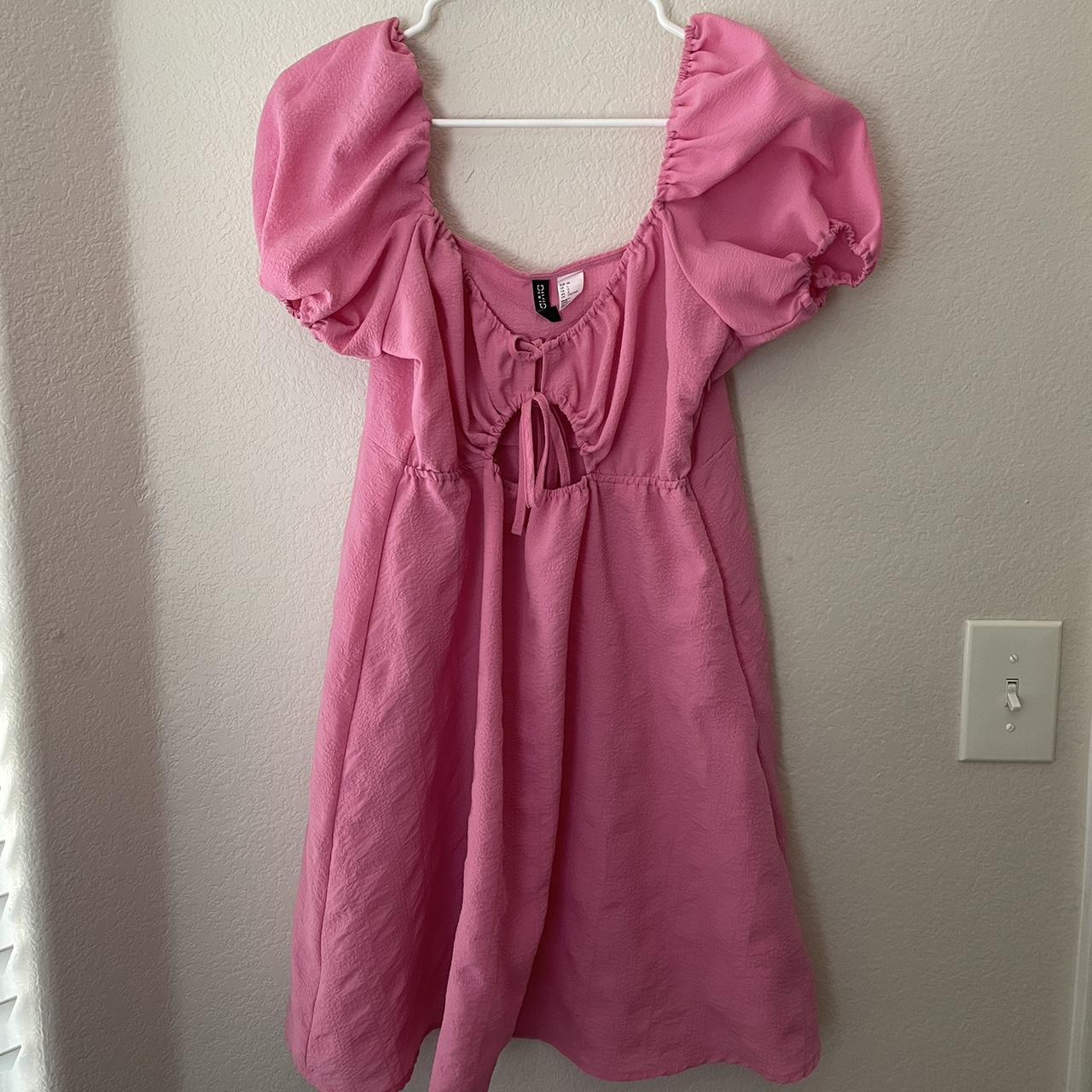 H&M Women's Pink Dress Depop
