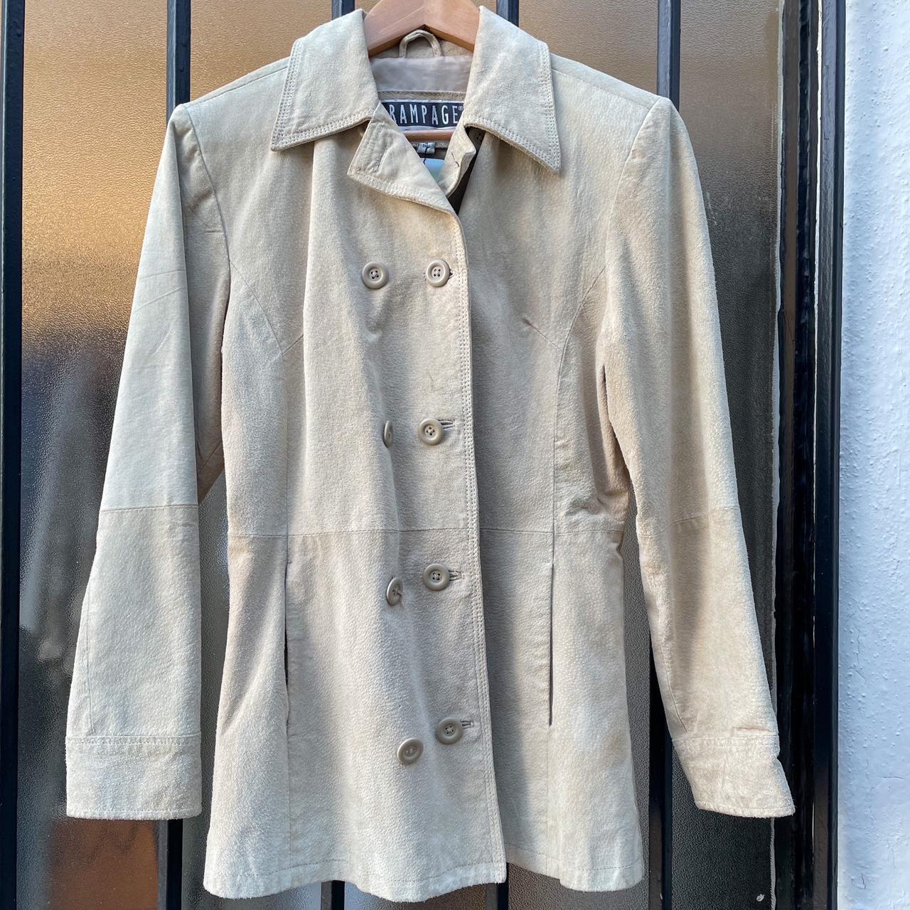 Women's Cream Coat | Depop