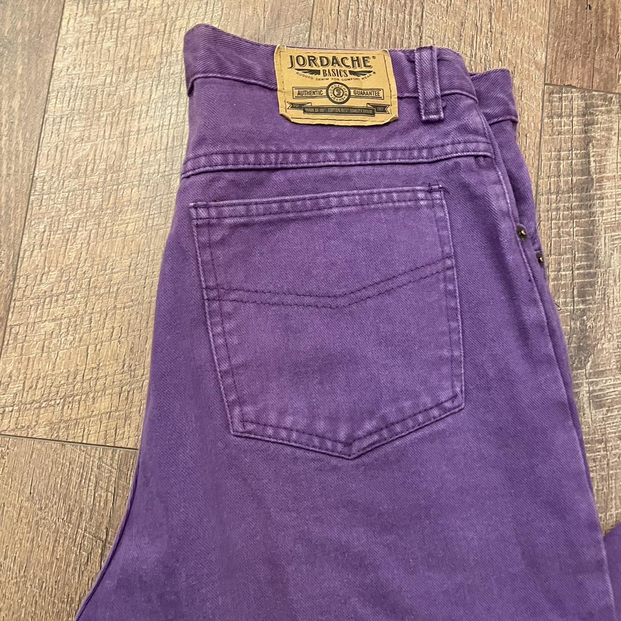 Jordache Women's Purple Jeans | Depop