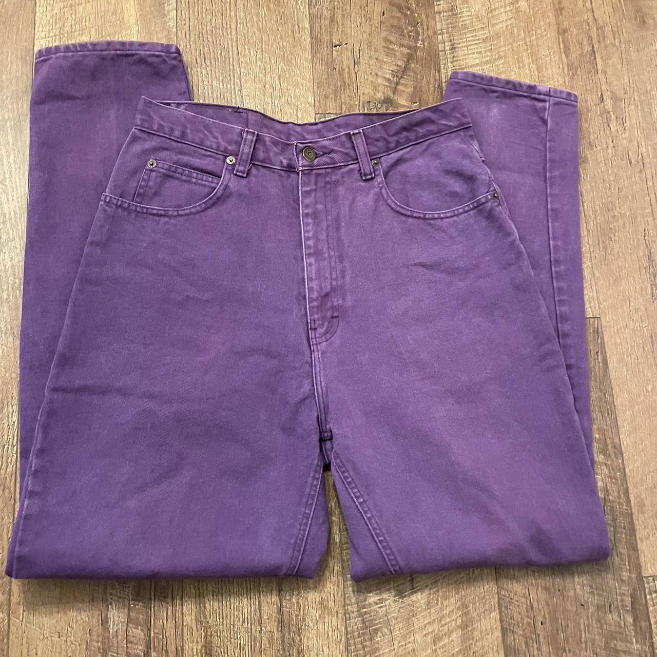 Jordache Women's Purple Jeans | Depop