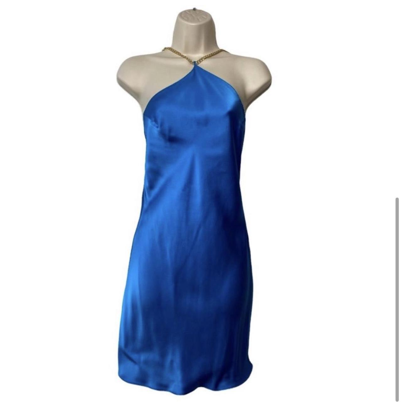 Amanda Uprichard Women’s Blue Dress | Depop