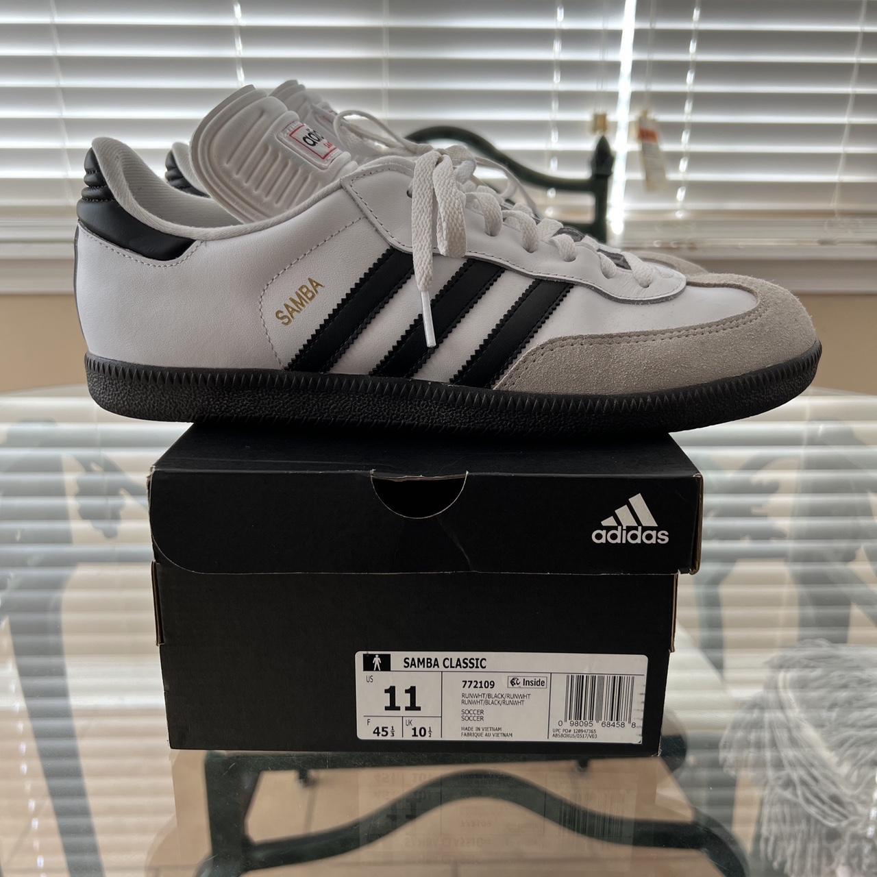Adidas Men's White and Black Trainers