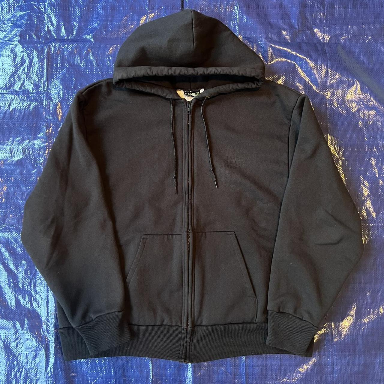 Vintage Camber Thermal lined zip up hoodie Made in... - Depop