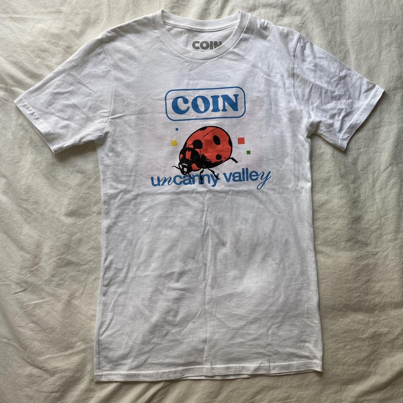 coin band uncanny valley tour tee size S. barely... Depop