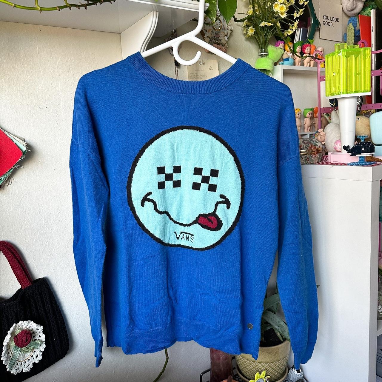 blue vans sweatshirt🌀 ⭐️ size extra small ⭐️ i bought... - Depop