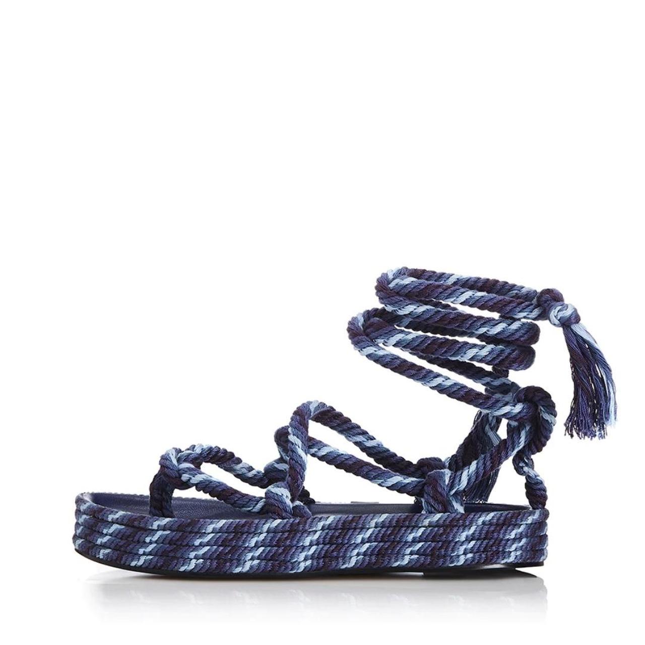 Alias Mae Rope Wonder Sandal in blue Size 40 (9... Depop