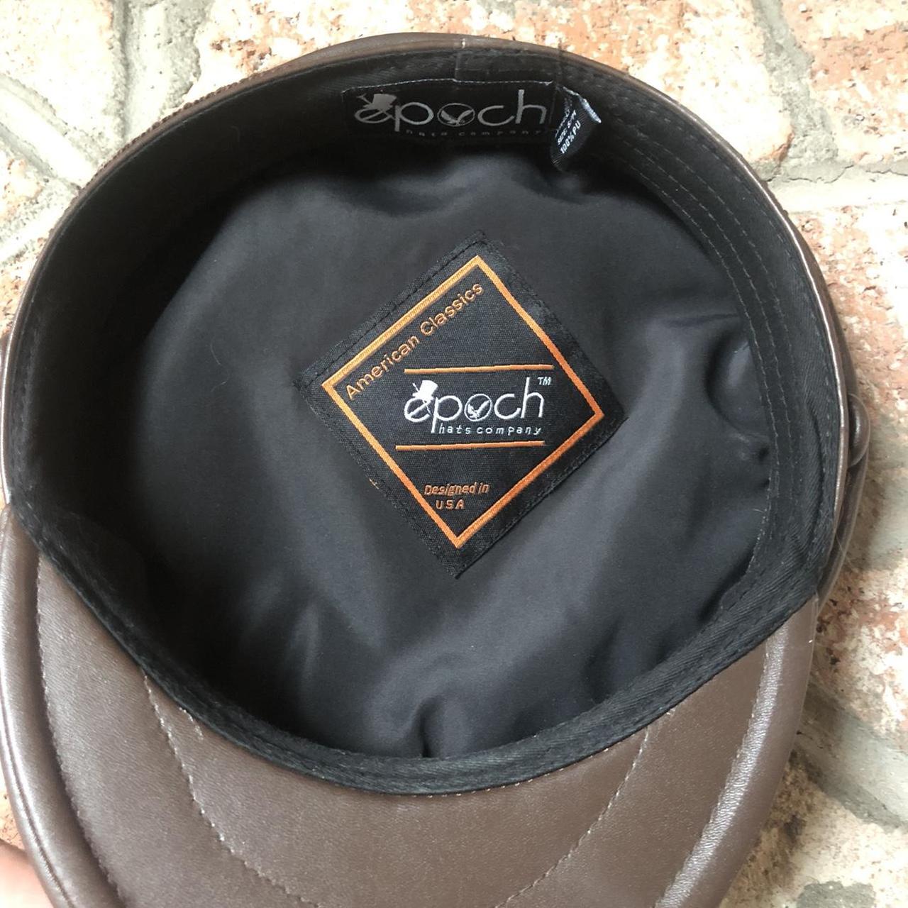 Vintage Epoch fisherman’s hat. Brown leather with... Depop