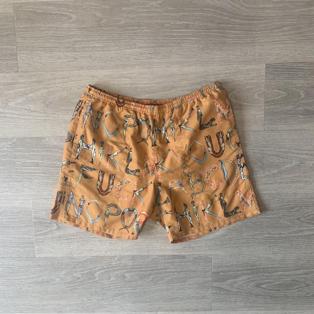 Supreme Men's Orange Shorts | Depop