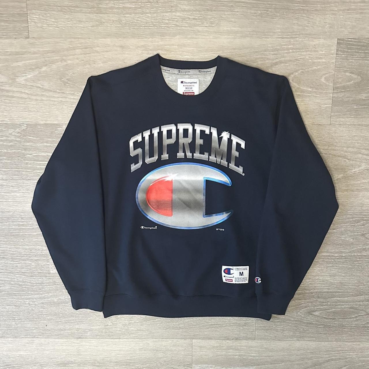 Supreme x best sale champion crewneck