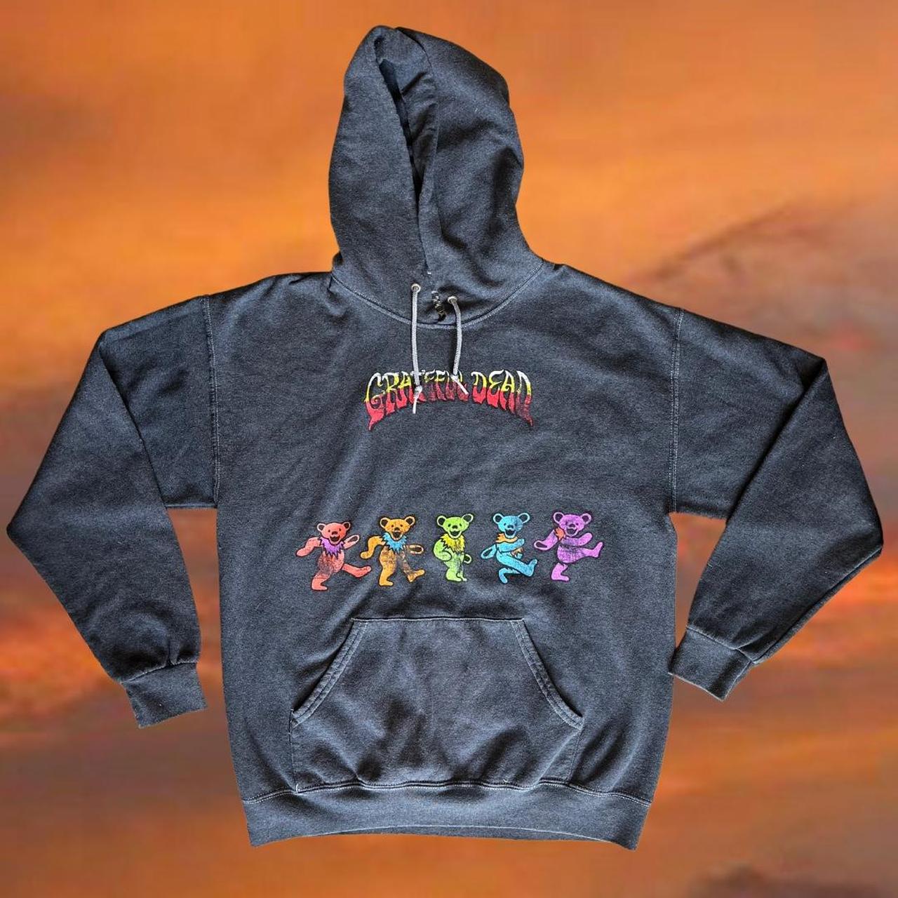 Grateful Dead Dancing Bear Hoodie Sweatshirt