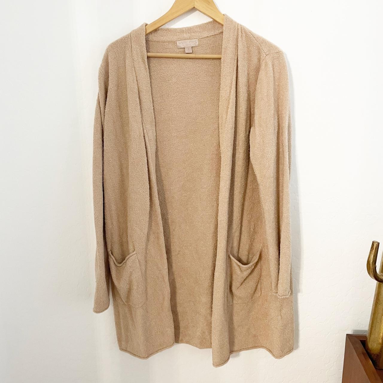 Barefoot Dreams Women's Cardigan Tan/Gold XL – Barefoot dreams