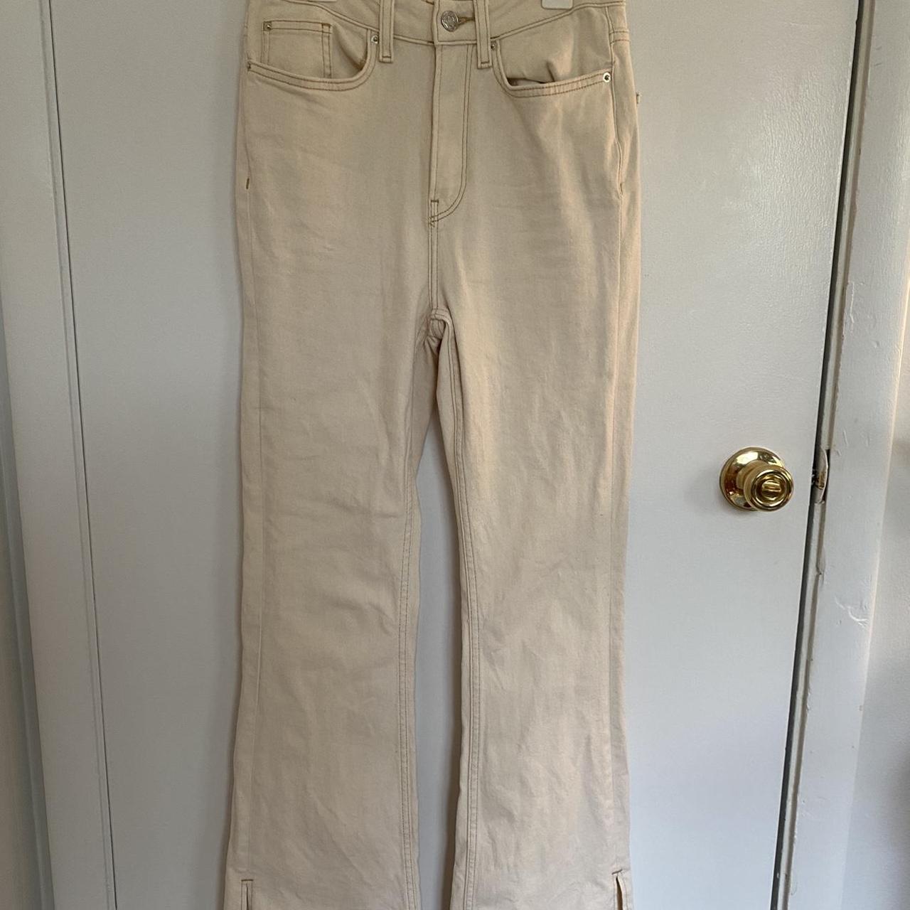 Primark Women's Cream Trousers Depop