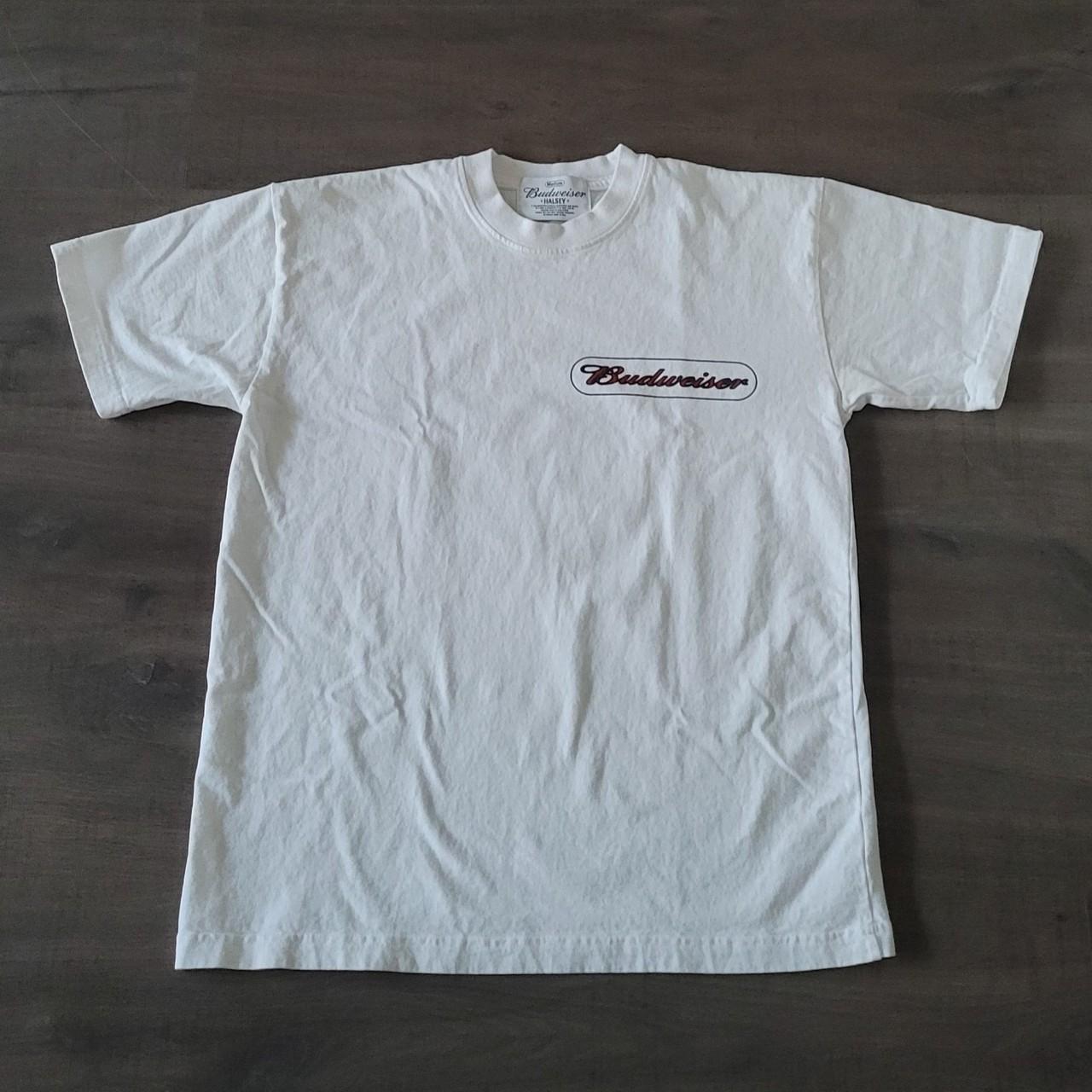 halsey x budweiser collab tee shirt, tag says size... - Depop