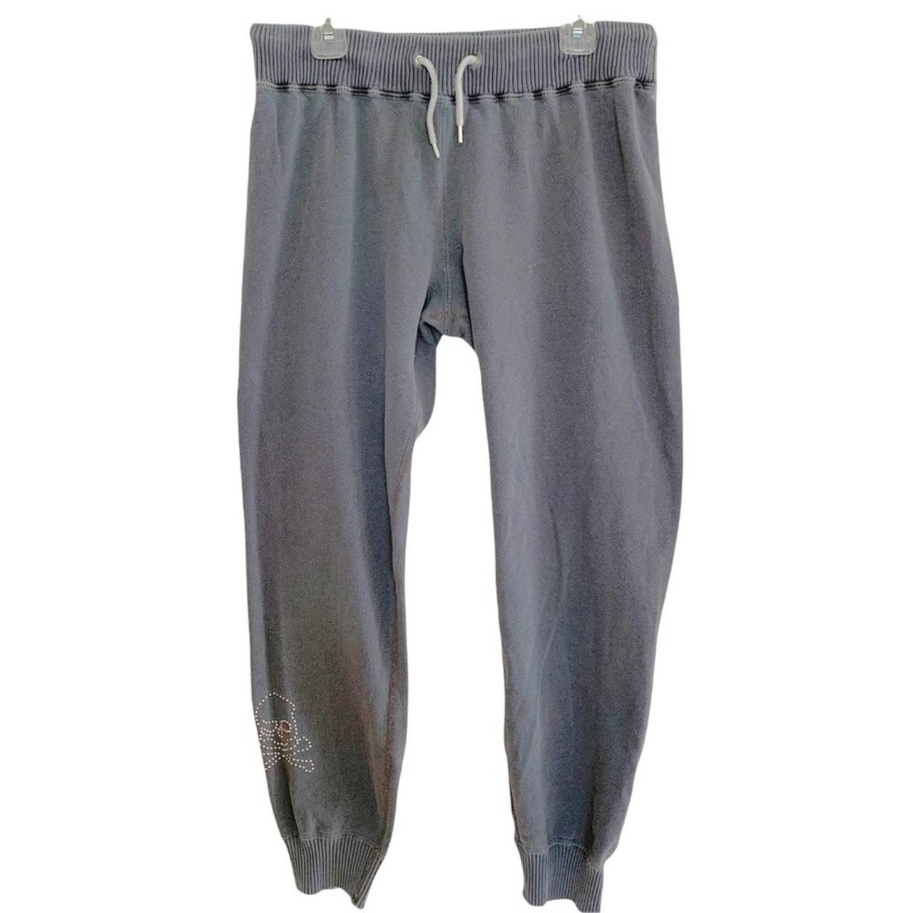 Monrow popular x Soulcycle Grey Skull Stud Jogger Sweatpants