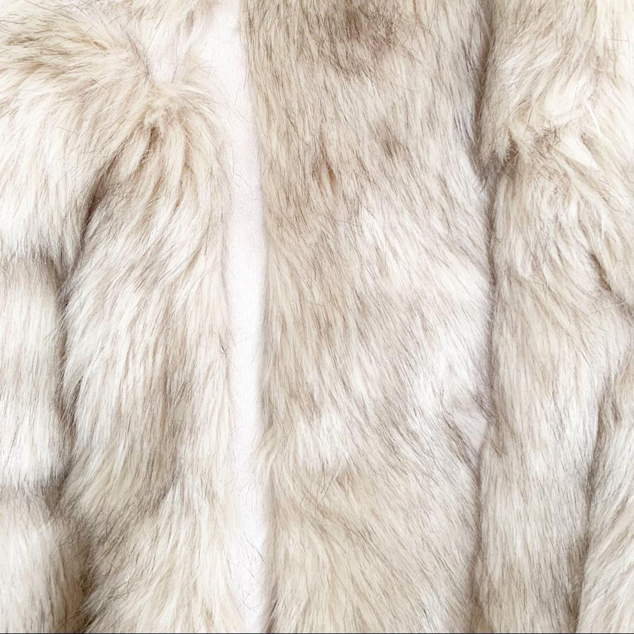 Jayley Cream Faux Fur Ella order Coat NWT