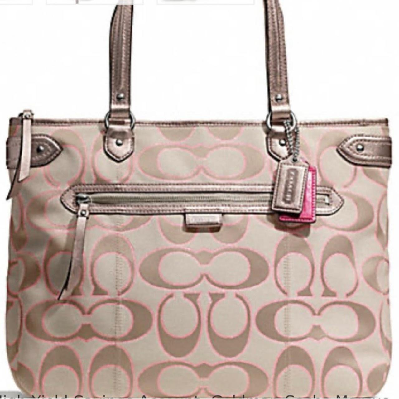 Coach daisy signature tote best sale