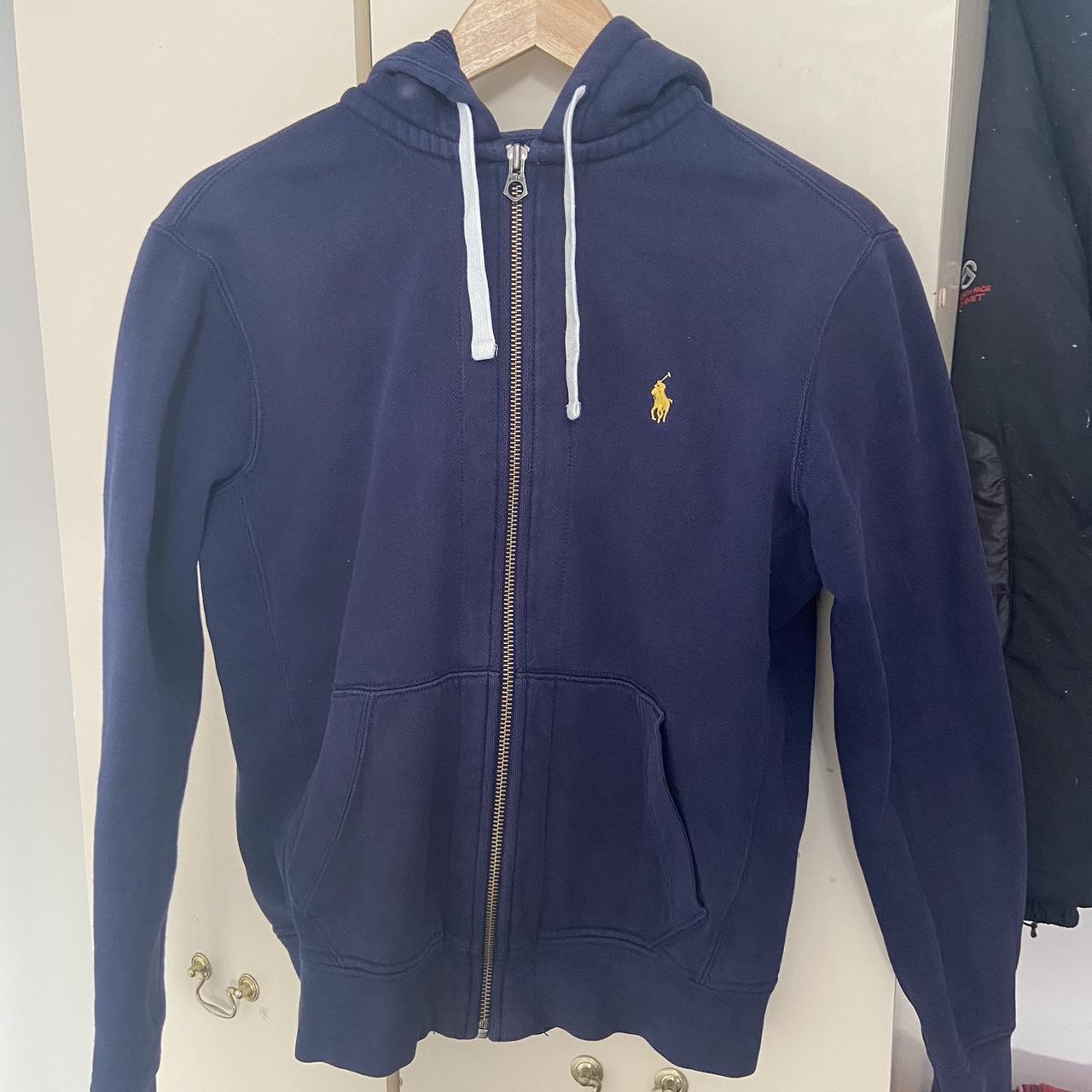 Ralph Lauren Waffle hoodie Size xs/s 8/10 bit of... - Depop