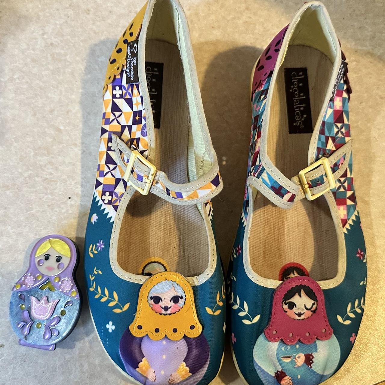 Hot Chocolate Chocolaticas Matryoshka Shoes size... Depop