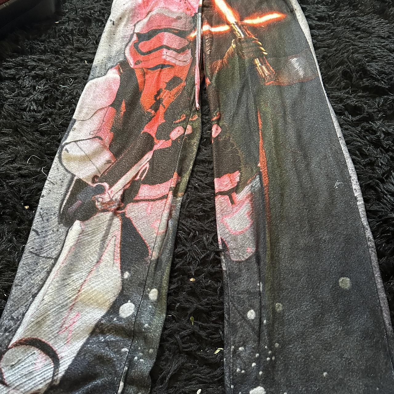 Star Wars fleece pajama pants Has Kylo Ren and a... Depop