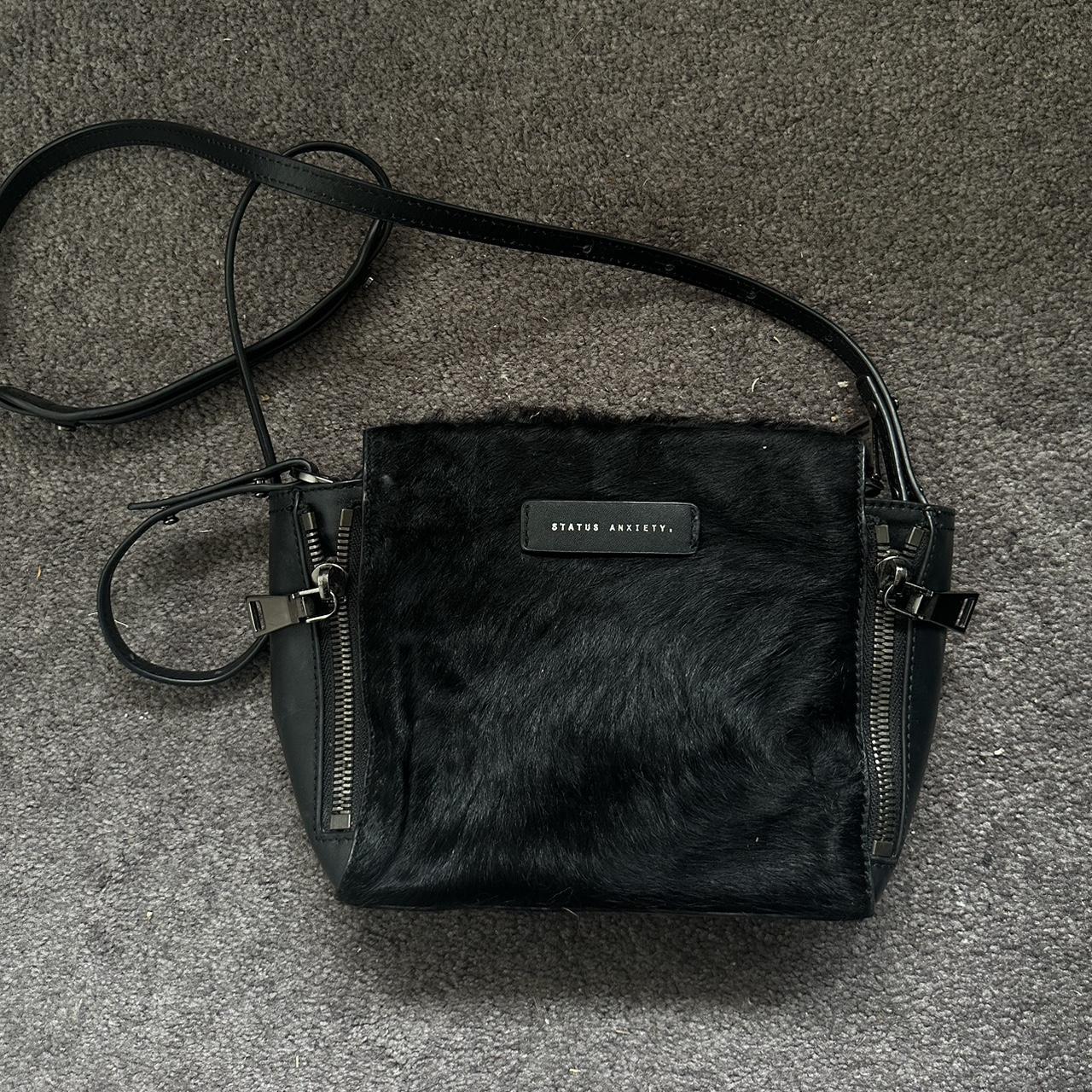 Status anxiety faux fur bag. Paid 250 Depop