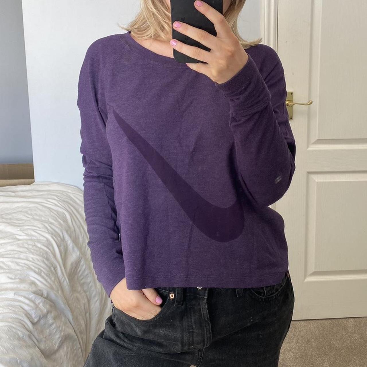 Purple Nike jumper Slit on one side