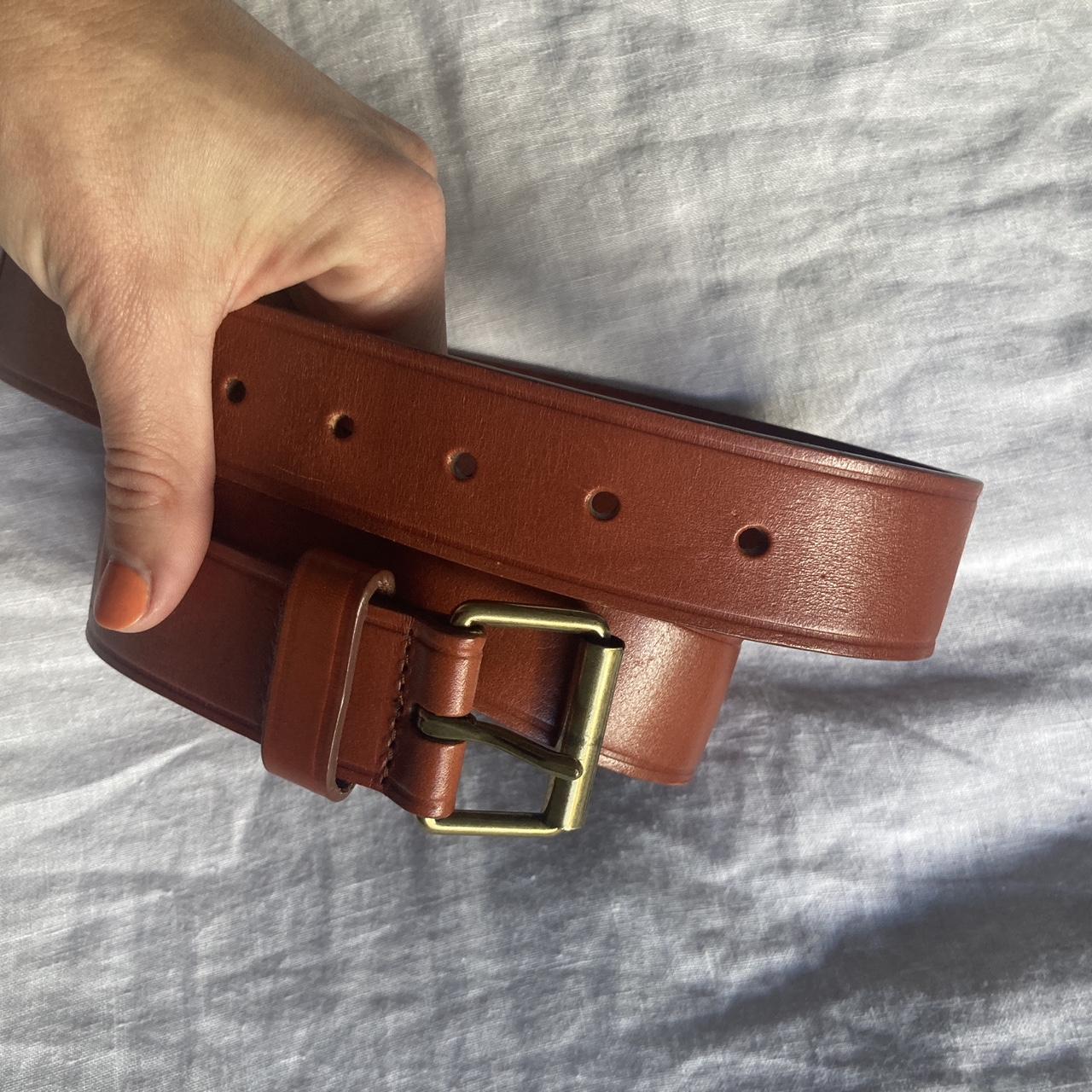 Country Road, tan leather belt, XS - Depop