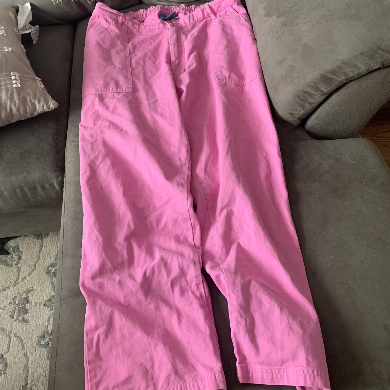 Big Bud Press Women's Pink Trousers Depop