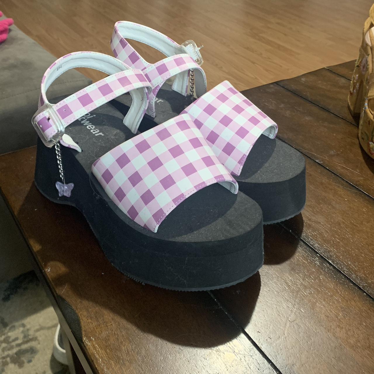Koi Footwear purple lilac platform sandals with... Depop