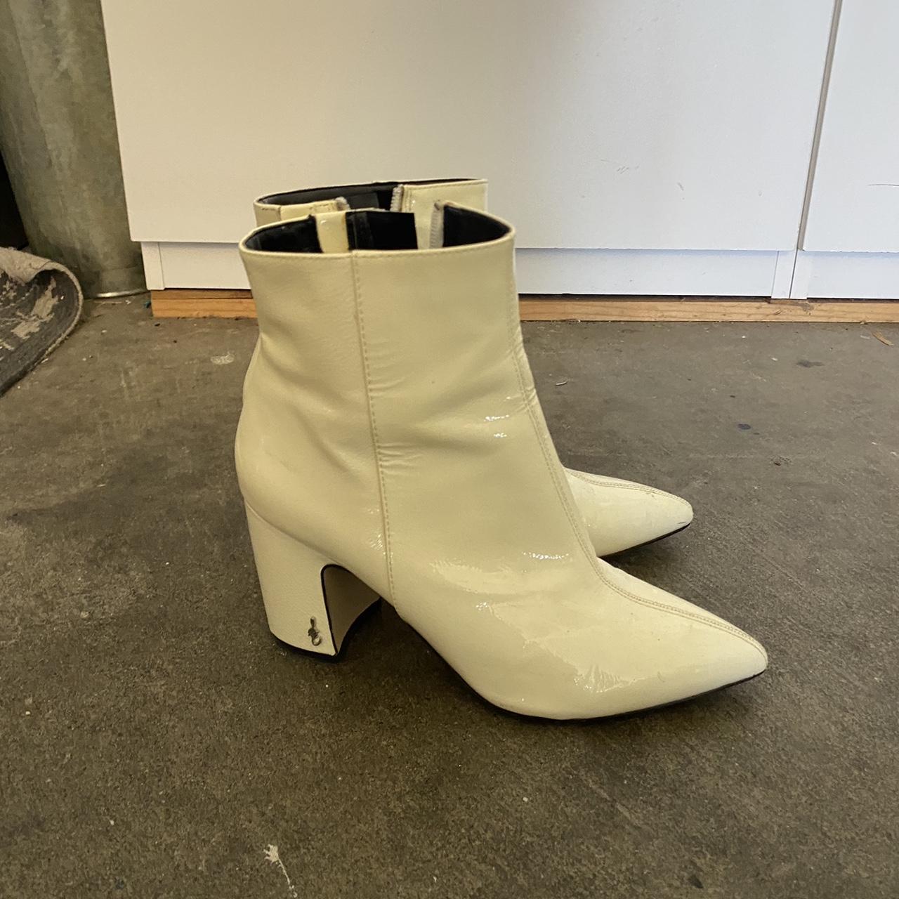 Sam edelman hot sale white boots