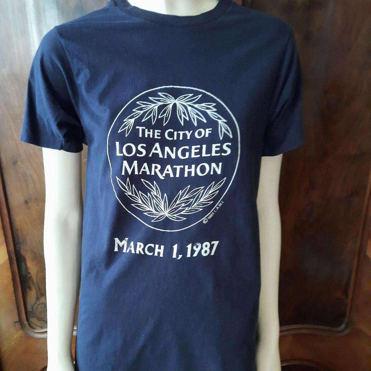 1992 Hollywood Los Angeles Marathon T Shirt - Small