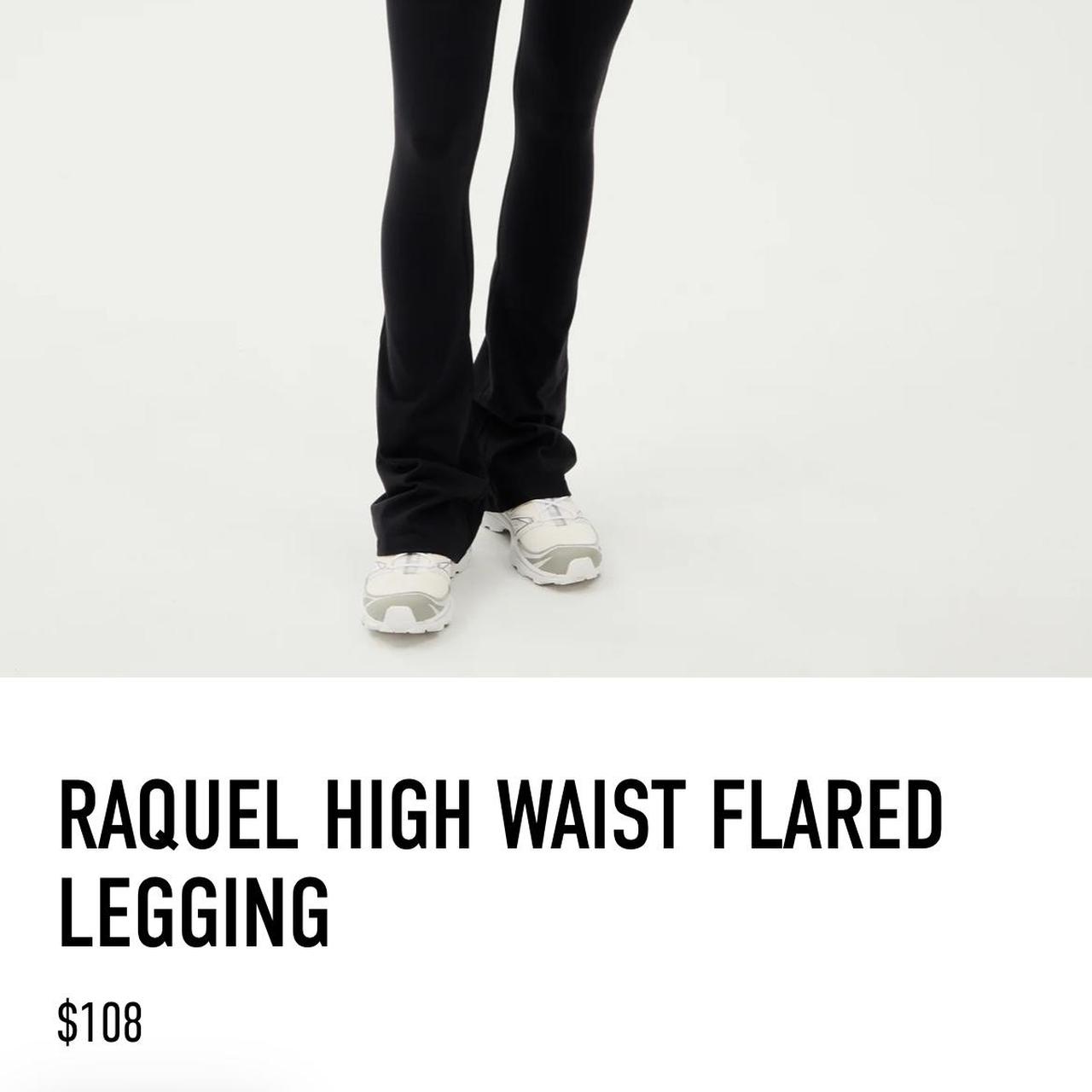 Splits59 Raquel High Waist Flare Legging in Black, White