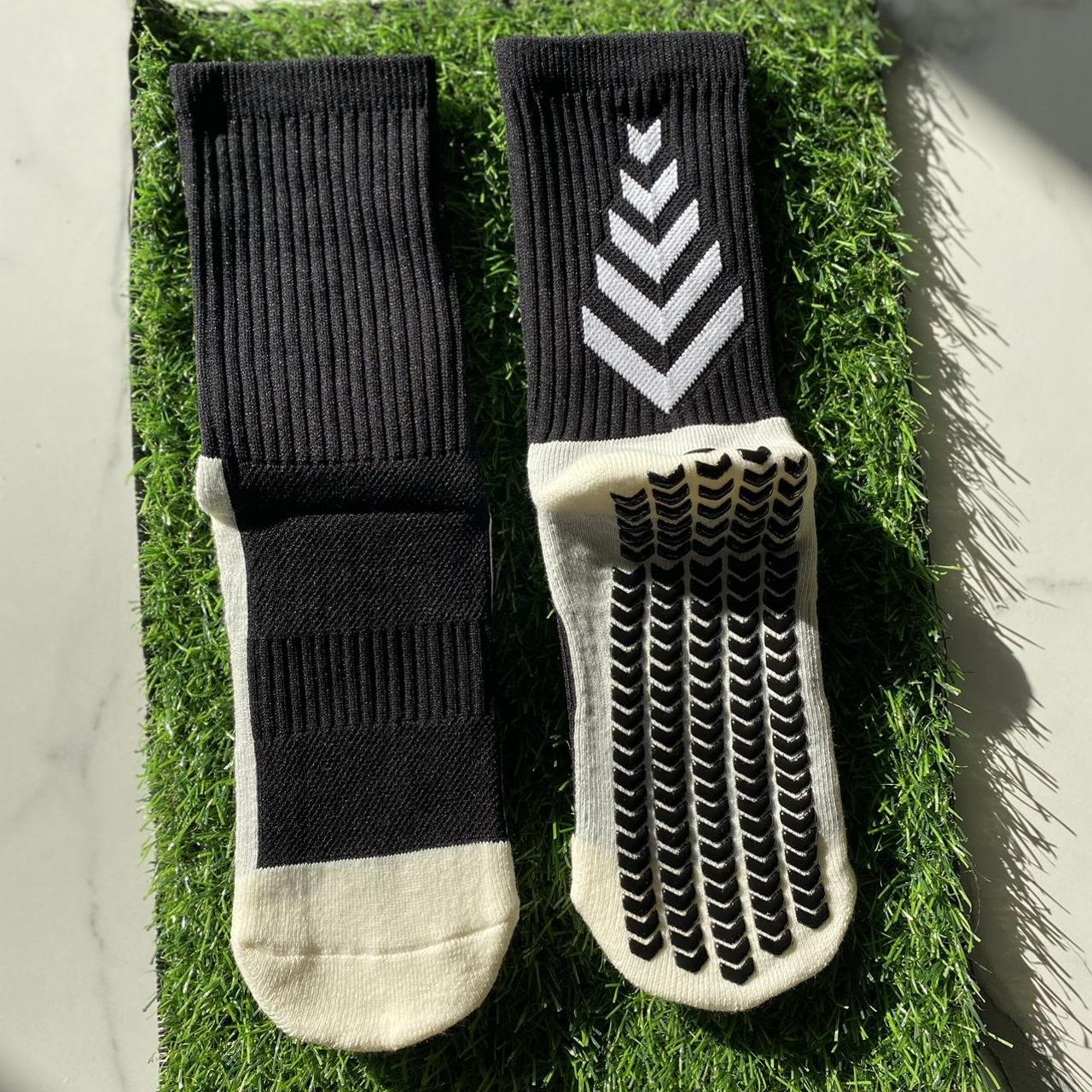3 x Pairs of Black Grip Socks for ONLY £10 DM... - Depop