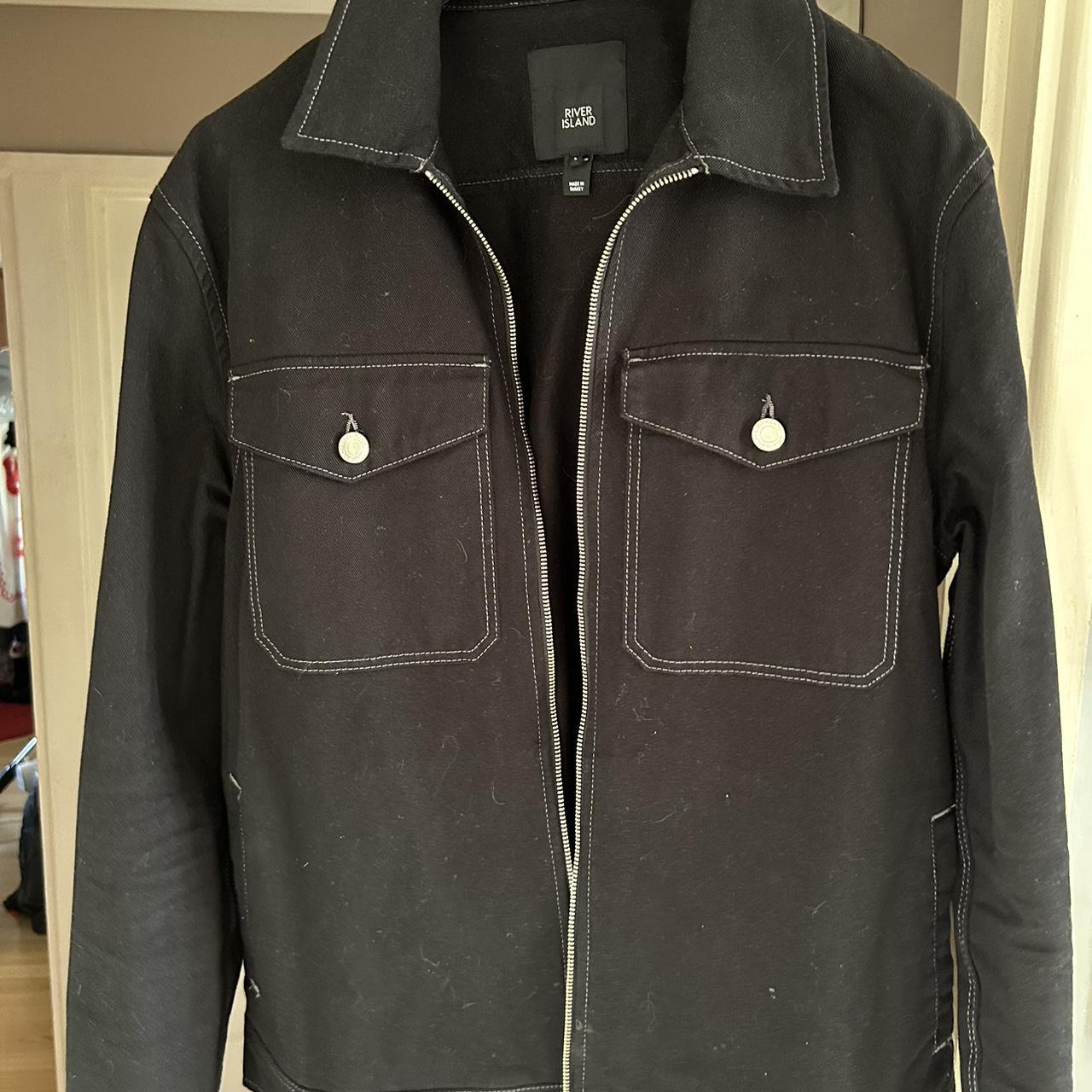 River Island Men's Black Jacket | Depop