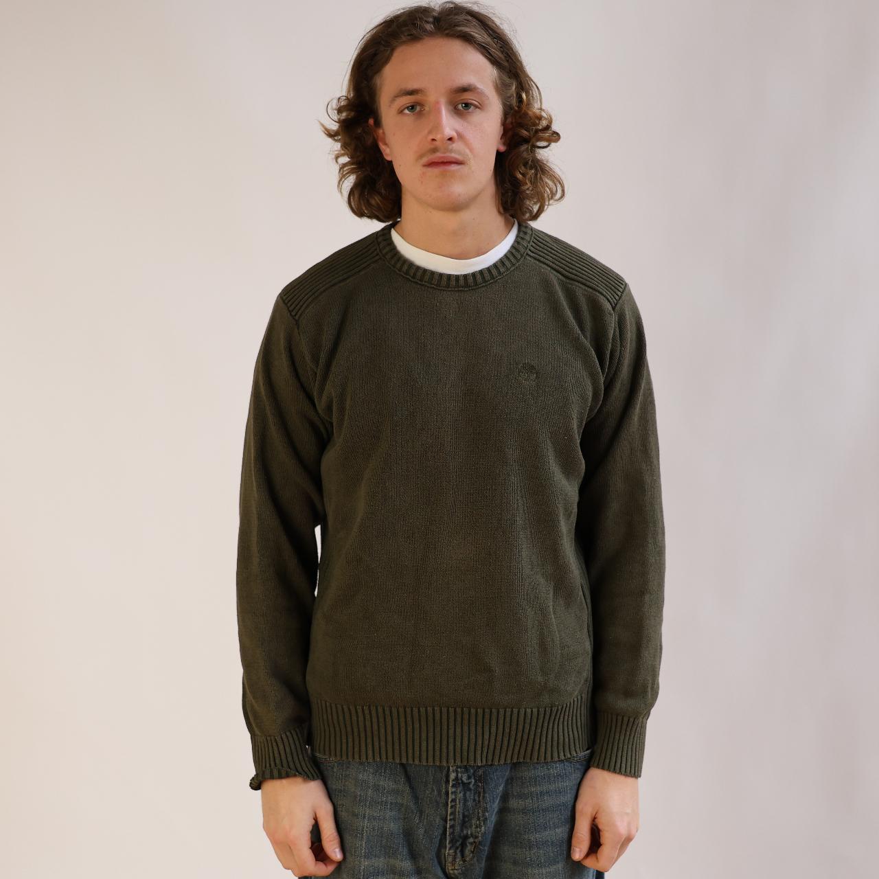 timberland green jumper