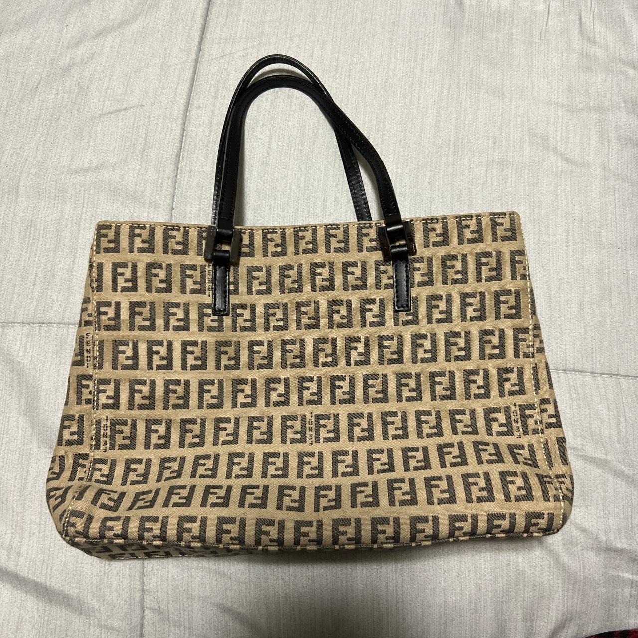 Fendi classic outlet logo diaper bag