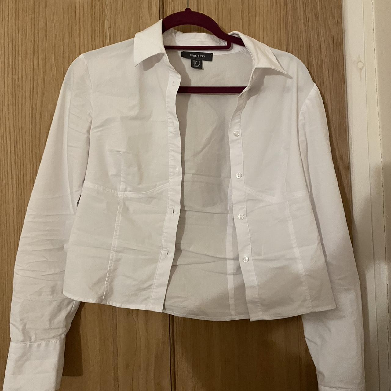 Primark white shirt size 10 but fits a... - Depop