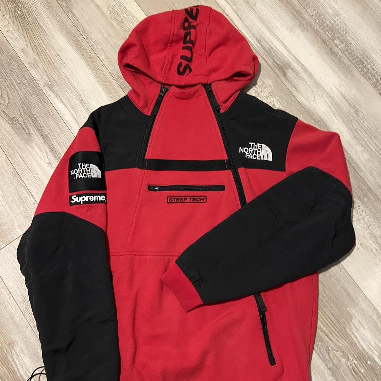 Supreme x The North Face Steep Tech Hoodie - White, Size Medium