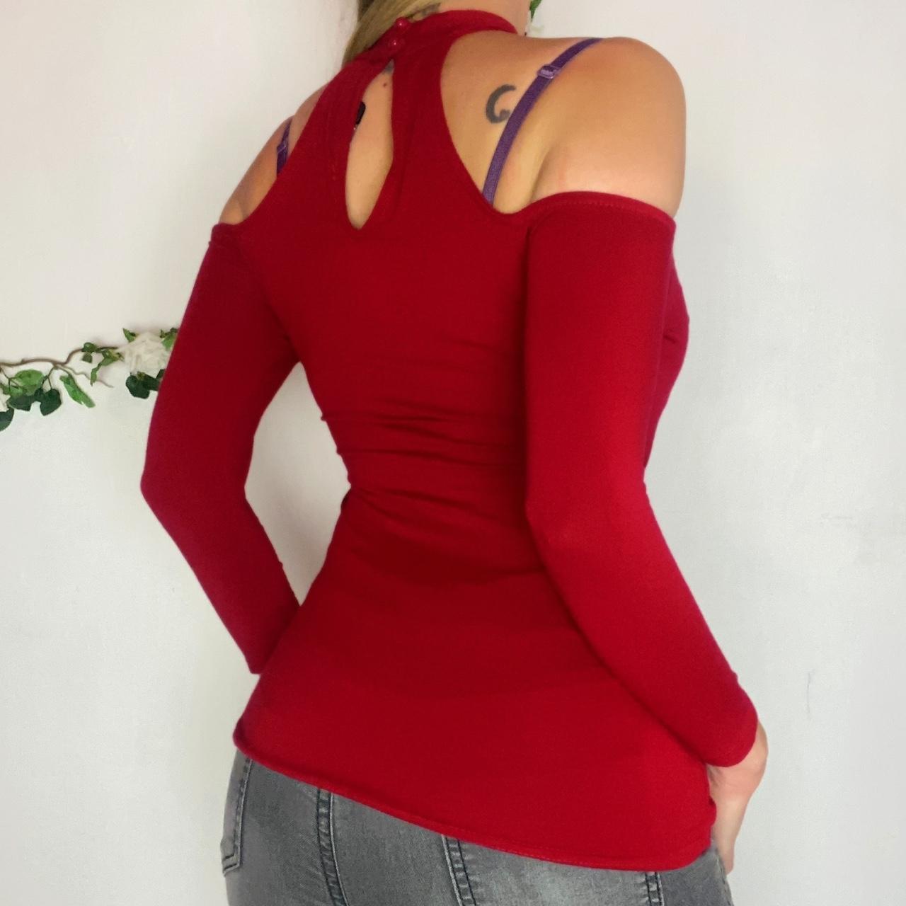 Jane Norman Women S Red Top Depop