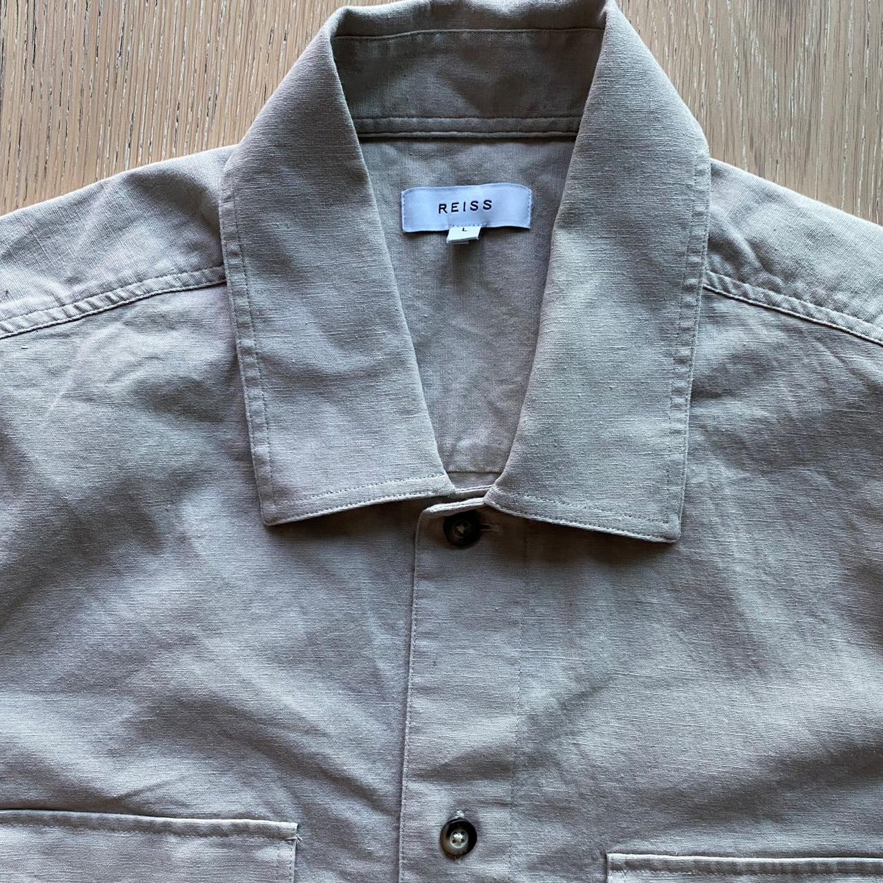 Reiss Men's Cream Shirt | Depop