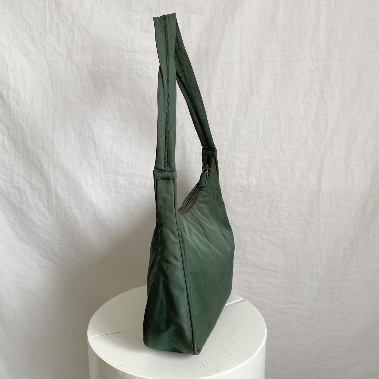 VINTAGE RARE 1999 PRADA SHOULDER BAG Rare forest | Depop