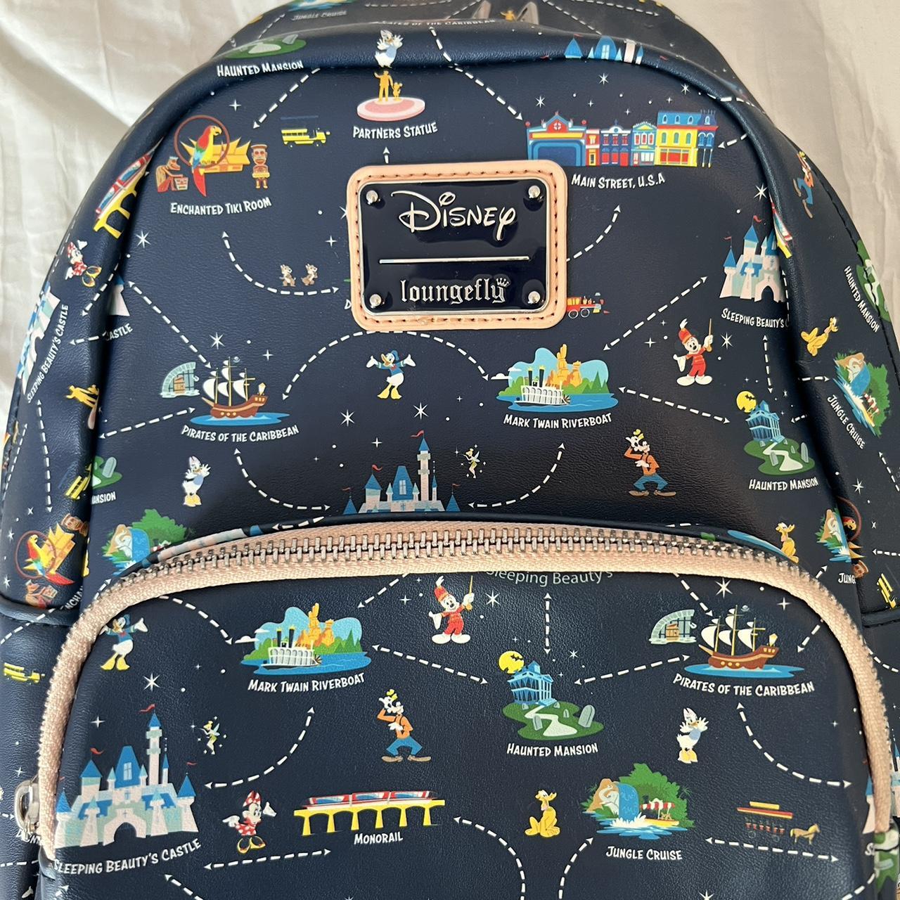 loungefly disneyland 65th anniversary disney park... Depop