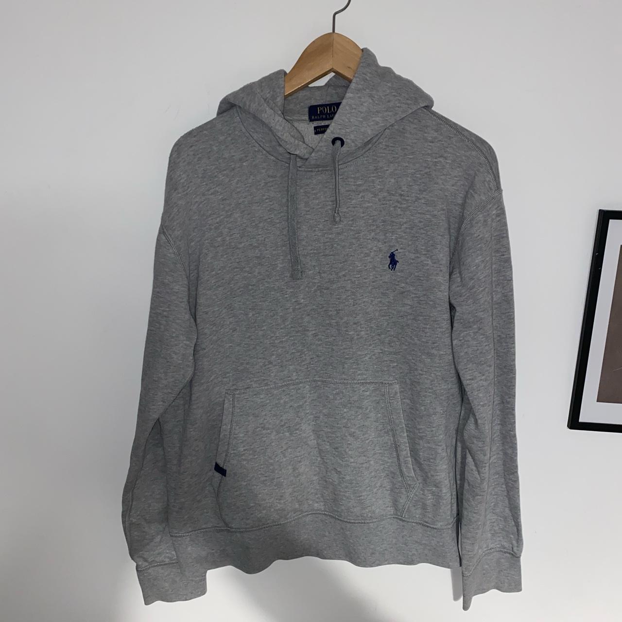 Polo Ralph Lauren Men's Grey Hoodie | Depop