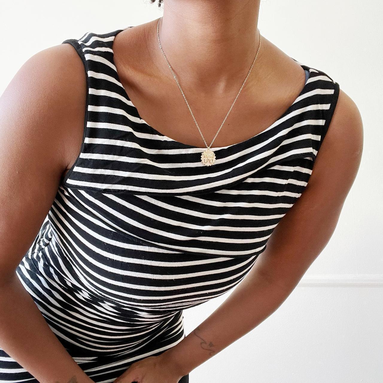 ヴィンスカムート Vince Camuto Stripe Tank With Tipping レディース シャツ トップス Rich Black Women's Vince Camuto Stripe Tank With Tipping | Zappos.com