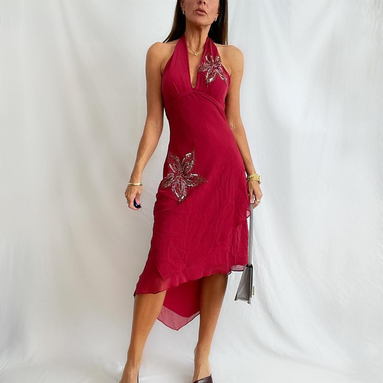 Bcbg burgundy clearance dress