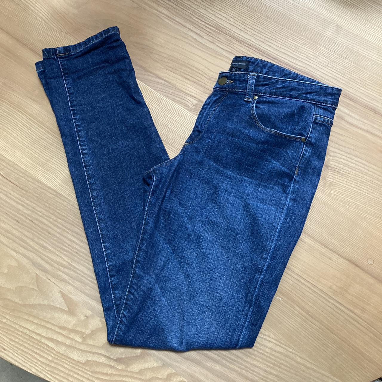 THE WHITE COMPANY JEANS STRAIGHT FIT DARK BLUE... Depop